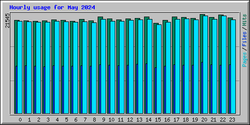 Hourly usage for May 2024