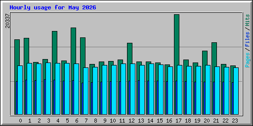 Hourly usage for May 2026